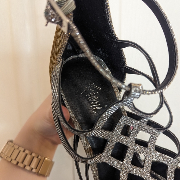 Sparkly Gold/Silver Shoes - Picture 2 of 4